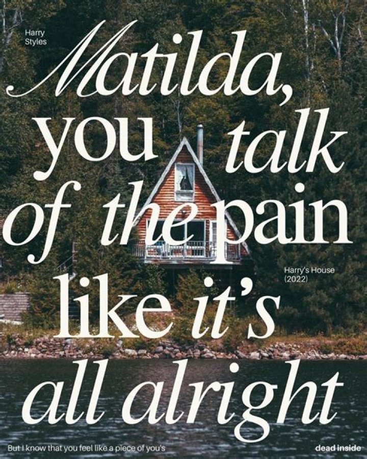 LYRICS: Harry Styles Matilda