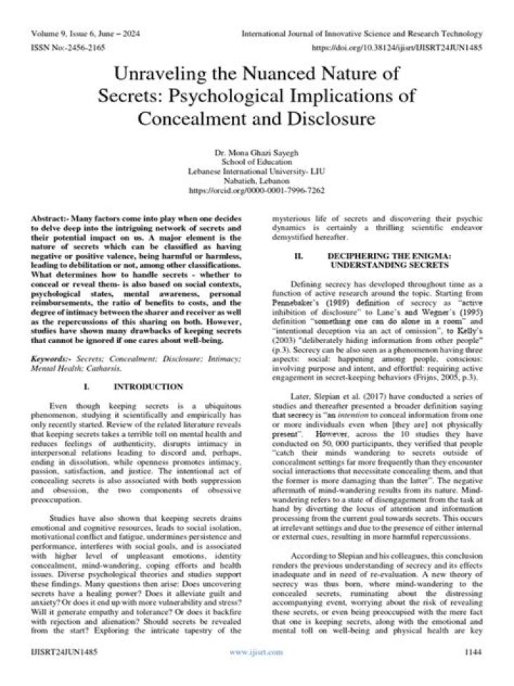 Unraveling The Secrets And Implications
